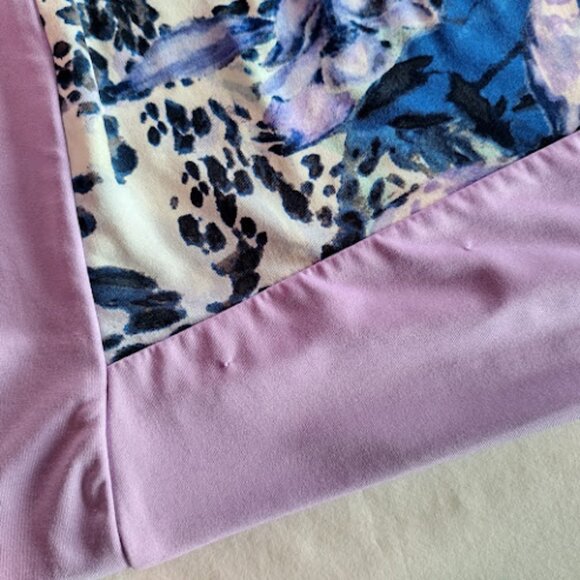 CAROLE HOCHMAN Tropical Cheetah Print Caftan Drawstring Waist Beach Cover Up XS - Picture 16 of 16